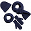 Варежки Nordkyn, синие с логотипом в Балашихе заказать по выгодной цене в кибермаркете AvroraStore