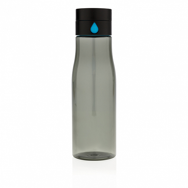 Бутылка для воды Aqua из материала Tritan, черная с логотипом в Балашихе заказать по выгодной цене в кибермаркете AvroraStore