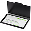 Визитница PocketMe, черная с логотипом в Балашихе заказать по выгодной цене в кибермаркете AvroraStore