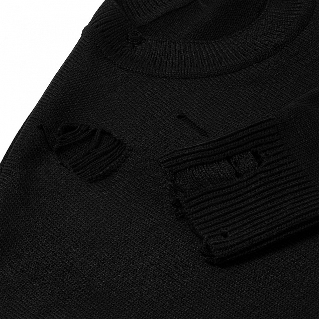 Джемпер оверсайз унисекс Grunge в сумке, черный с логотипом в Балашихе заказать по выгодной цене в кибермаркете AvroraStore
