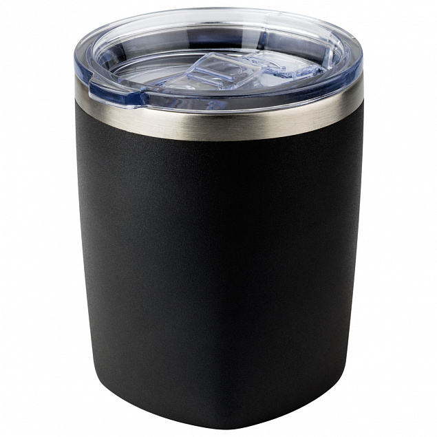 Термокружка вакуумная, Viva, 400 ml, черная с логотипом в Балашихе заказать по выгодной цене в кибермаркете AvroraStore