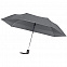 Зонт складной Hit Mini AC, серый с логотипом в Балашихе заказать по выгодной цене в кибермаркете AvroraStore