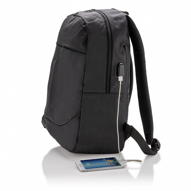 Рюкзак для ноутбука Power с USB-портом с логотипом в Балашихе заказать по выгодной цене в кибермаркете AvroraStore