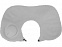 Подушка под шею с помпой Push, серый с логотипом в Балашихе заказать по выгодной цене в кибермаркете AvroraStore