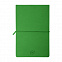 Бизнес-блокнот "Combi", 130*210 мм, бело-зеленый, кремовый форзац, гибкая обложка, в клетку/нелин с логотипом в Балашихе заказать по выгодной цене в кибермаркете AvroraStore