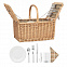 Плетеная корзина на 4 персоны с логотипом в Балашихе заказать по выгодной цене в кибермаркете AvroraStore