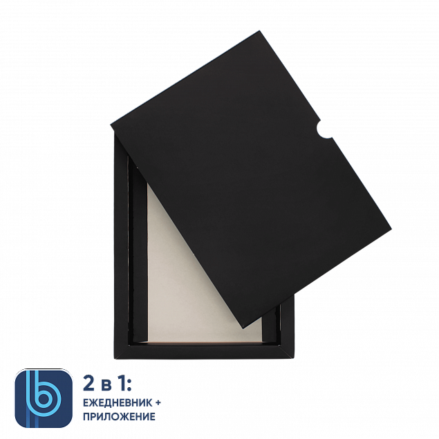 Коробка под ежедневник Bplanner (черный) с логотипом в Балашихе заказать по выгодной цене в кибермаркете AvroraStore