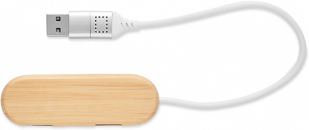 3-портовый USB-концентратор с д с логотипом в Балашихе заказать по выгодной цене в кибермаркете AvroraStore