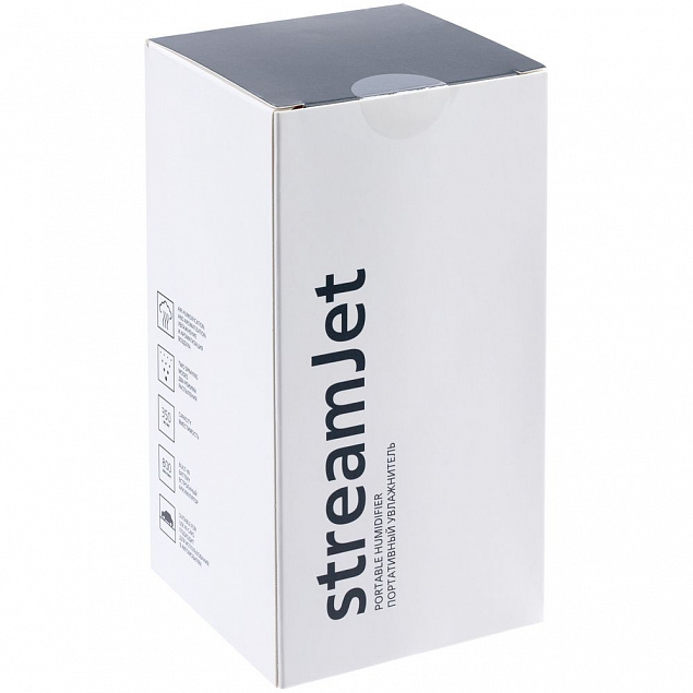 Увлажнитель-ароматизатор streamJet, белый с логотипом в Балашихе заказать по выгодной цене в кибермаркете AvroraStore
