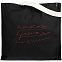 Холщовая сумка с вышивкой «Тонкая красная линия», черная с логотипом в Балашихе заказать по выгодной цене в кибермаркете AvroraStore