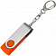 Флешка Twist, оранжевая, 16 Гб с логотипом в Балашихе заказать по выгодной цене в кибермаркете AvroraStore
