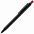 Ручка шариковая Chromatic, черная с голубым с логотипом в Балашихе заказать по выгодной цене в кибермаркете AvroraStore