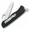 Солдатский нож с фиксатором лезвия Sentinel One Hand Clip, черный с логотипом в Балашихе заказать по выгодной цене в кибермаркете AvroraStore