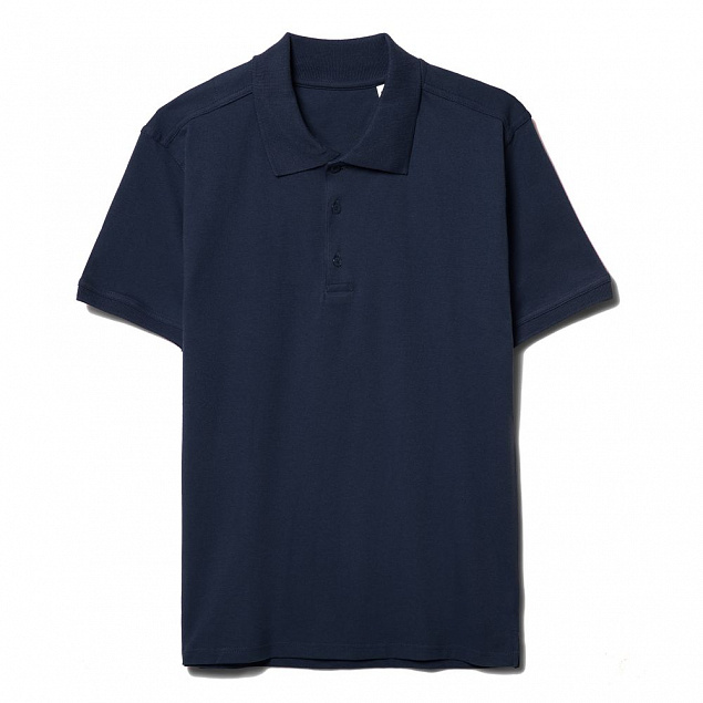 Рубашка поло мужская Virma Stretch, темно-синяя (navy) с логотипом в Балашихе заказать по выгодной цене в кибермаркете AvroraStore