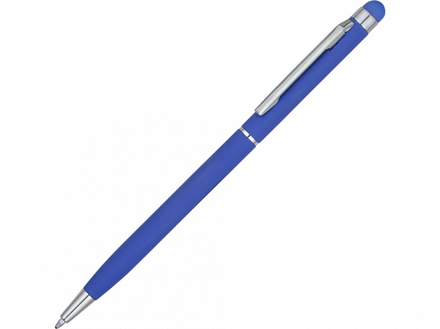 Ручка-стилус металлическая шариковая «Jucy Soft» soft-touch с логотипом в Балашихе заказать по выгодной цене в кибермаркете AvroraStore