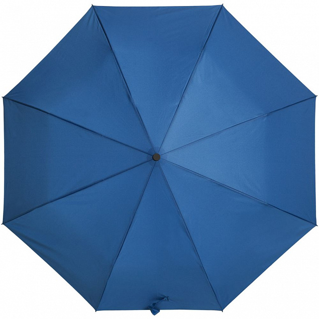 Складной зонт Magic с проявляющимся рисунком, синий с логотипом в Балашихе заказать по выгодной цене в кибермаркете AvroraStore