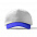 Бейсболка 5-панельная  FREYA,  Белый/ красный с логотипом в Балашихе заказать по выгодной цене в кибермаркете AvroraStore