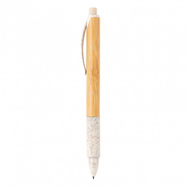 Ручка из бамбука и пшеничной соломы с логотипом в Балашихе заказать по выгодной цене в кибермаркете AvroraStore
