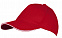 Бейсболка LONG BEACH, красная с белым с логотипом в Балашихе заказать по выгодной цене в кибермаркете AvroraStore