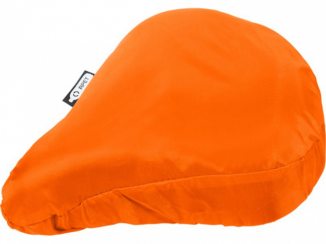 Водонепроницаемый чехол для велосипедного седла из переработанного ПЭТ Jesse, оранжевый с логотипом в Балашихе заказать по выгодной цене в кибермаркете AvroraStore