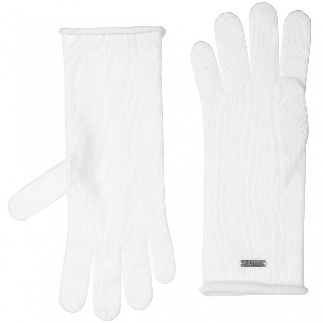 Перчатки Alpine, удлиненные, белые с логотипом в Балашихе заказать по выгодной цене в кибермаркете AvroraStore