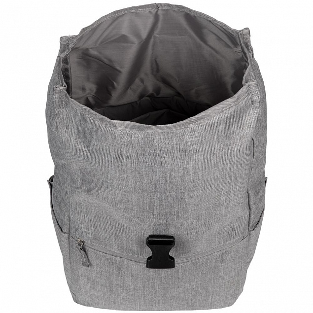Рюкзак Packmate Roll, серый с логотипом в Балашихе заказать по выгодной цене в кибермаркете AvroraStore
