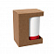 Коробка для кружки 26700, размер 11,9х8,6х15,2 см, микрогофрокартон, коричневый с логотипом в Балашихе заказать по выгодной цене в кибермаркете AvroraStore