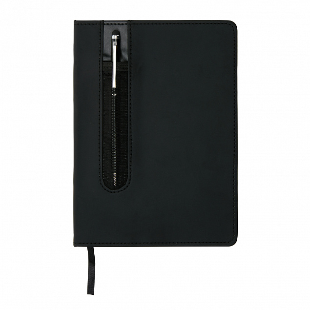 Блокнот для записей Deluxe формата A5 и ручка-стилус с логотипом в Балашихе заказать по выгодной цене в кибермаркете AvroraStore