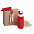 Набор подарочный INMODE: бутылка для воды, скакалка, стружка, коробка, красный с логотипом в Балашихе заказать по выгодной цене в кибермаркете AvroraStore
