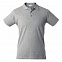 Рубашка поло мужская SURF, серый меланж с логотипом в Балашихе заказать по выгодной цене в кибермаркете AvroraStore