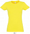 Фуфайка (футболка) IMPERIAL женская,Лимонный L с логотипом в Балашихе заказать по выгодной цене в кибермаркете AvroraStore