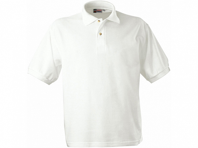 Рубашка поло Boston мужская, белый с логотипом в Балашихе заказать по выгодной цене в кибермаркете AvroraStore