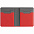 Картхолдер с отделением для купюр Dual, красный с логотипом в Балашихе заказать по выгодной цене в кибермаркете AvroraStore