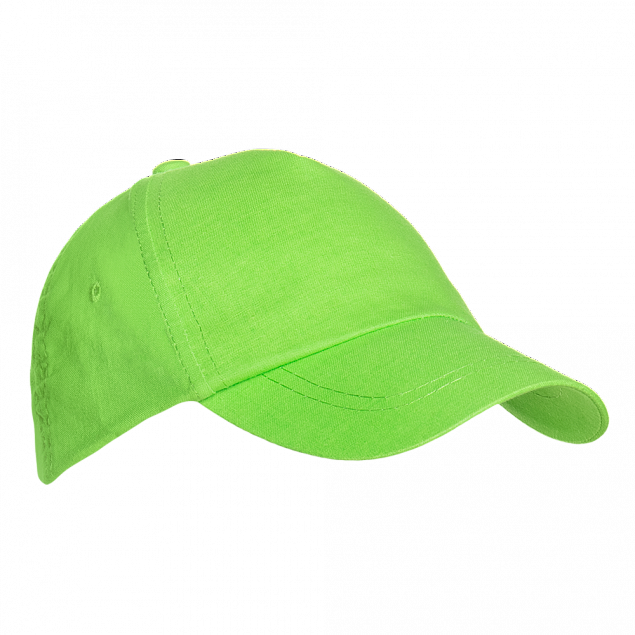 Бейсболка детская 10JU Ярко-зелёный с логотипом в Балашихе заказать по выгодной цене в кибермаркете AvroraStore