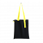 Шопер Superbag black (чёрный с жёлтым) с логотипом в Балашихе заказать по выгодной цене в кибермаркете AvroraStore