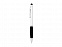 Ручка-стилус шариковая Ziggy черные чернила, серебристый/черный с логотипом в Балашихе заказать по выгодной цене в кибермаркете AvroraStore