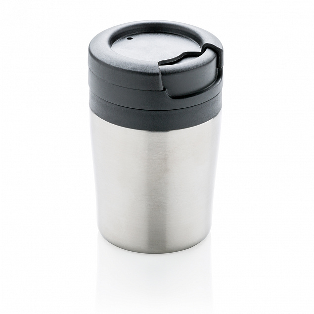 Термокружка Coffee-to-go, серебряный с логотипом в Балашихе заказать по выгодной цене в кибермаркете AvroraStore