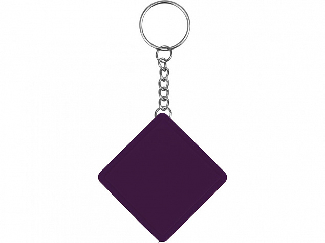 Брелок-рулетка Дюйм, 1 м., фиолетовый с логотипом в Балашихе заказать по выгодной цене в кибермаркете AvroraStore