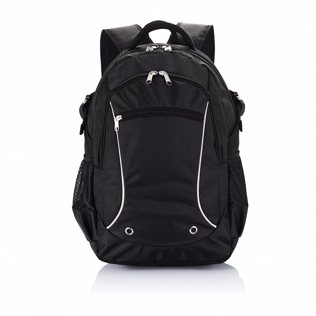 Рюкзак для ноутбука Denver, черный с логотипом в Балашихе заказать по выгодной цене в кибермаркете AvroraStore