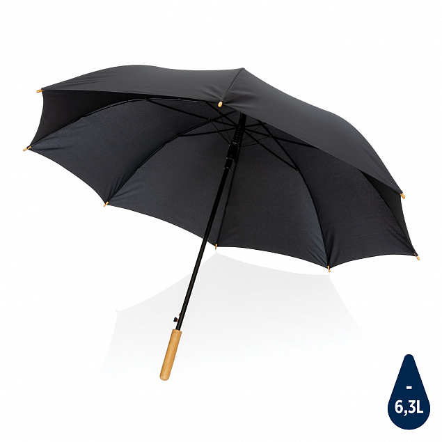 Плотный зонт Impact из RPET AWARE™ с автоматическим открыванием, 27" с логотипом в Балашихе заказать по выгодной цене в кибермаркете AvroraStore