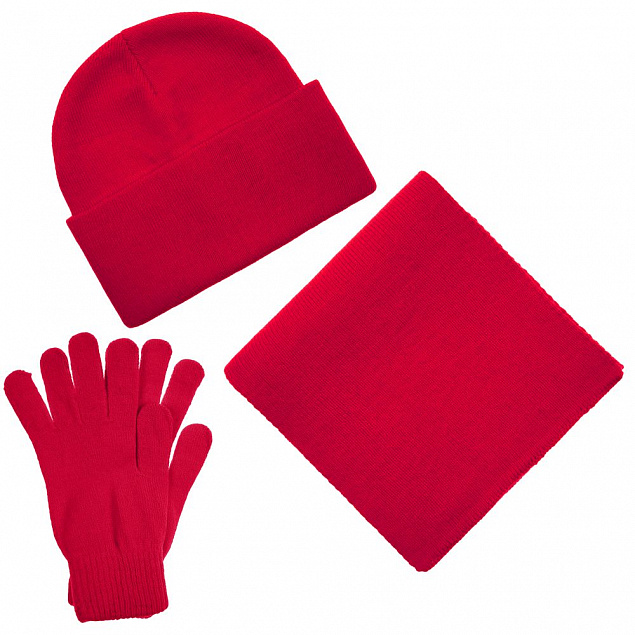 Перчатки Urban Flow, красные с логотипом в Балашихе заказать по выгодной цене в кибермаркете AvroraStore