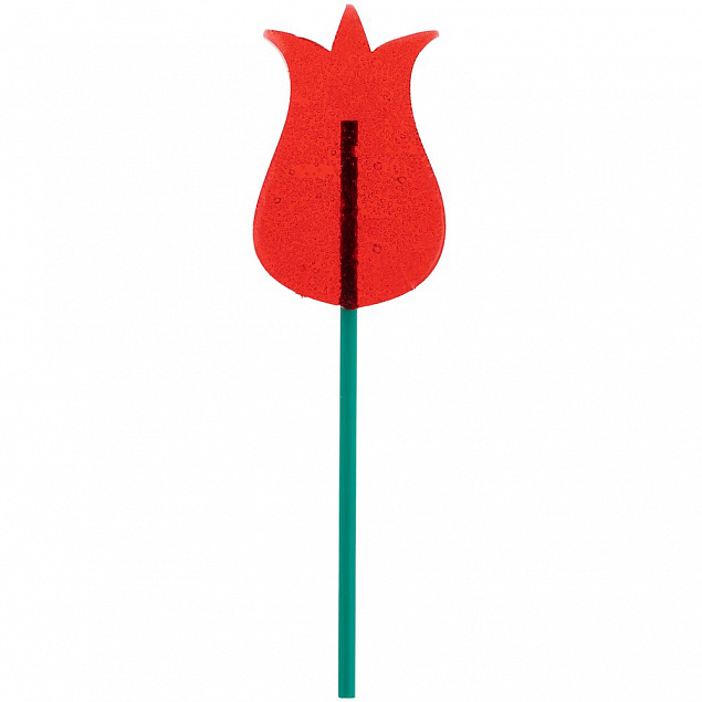 Леденец на палочке «Тюльпан» с логотипом в Балашихе заказать по выгодной цене в кибермаркете AvroraStore