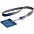 Чехол для карточки с лентой и ретрактором Devon, синий с логотипом в Балашихе заказать по выгодной цене в кибермаркете AvroraStore
