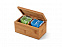 Коробка из бамбука с чаем «BURDOCK» с логотипом в Балашихе заказать по выгодной цене в кибермаркете AvroraStore
