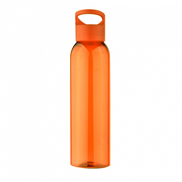 Бутылка пластиковая для воды Sportes, оранжевый с логотипом в Балашихе заказать по выгодной цене в кибермаркете AvroraStore