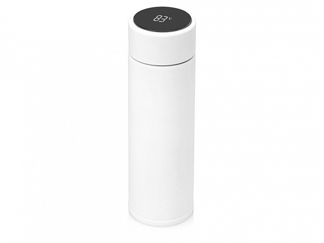 Термос с индикатором температуры Module, 360 мл, белый с логотипом в Балашихе заказать по выгодной цене в кибермаркете AvroraStore