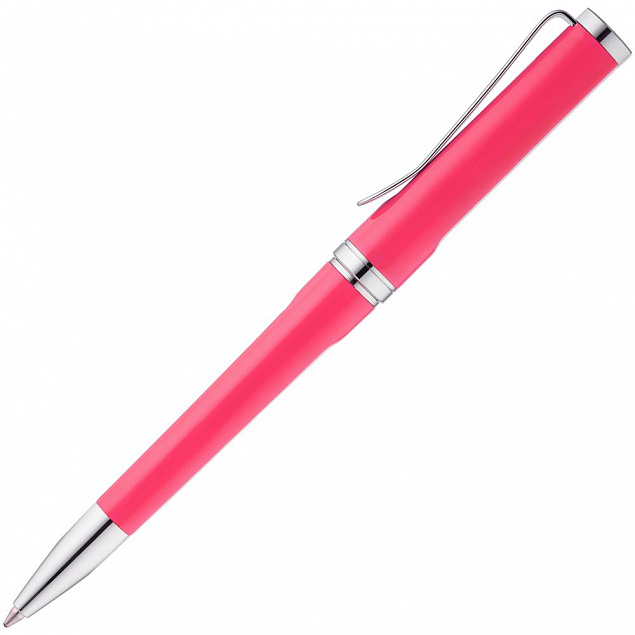 Ручка шариковая Phase, розовая с логотипом в Балашихе заказать по выгодной цене в кибермаркете AvroraStore