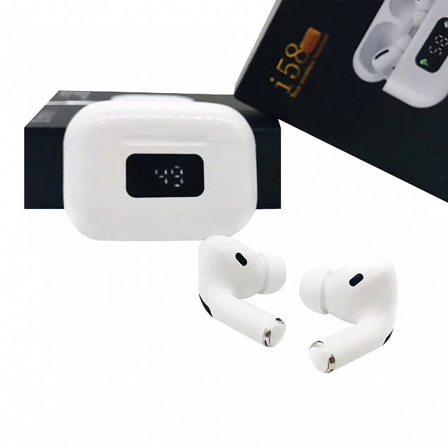 Наушники беспроводные Bluetooth Mobby i58 с логотипом в Балашихе заказать по выгодной цене в кибермаркете AvroraStore