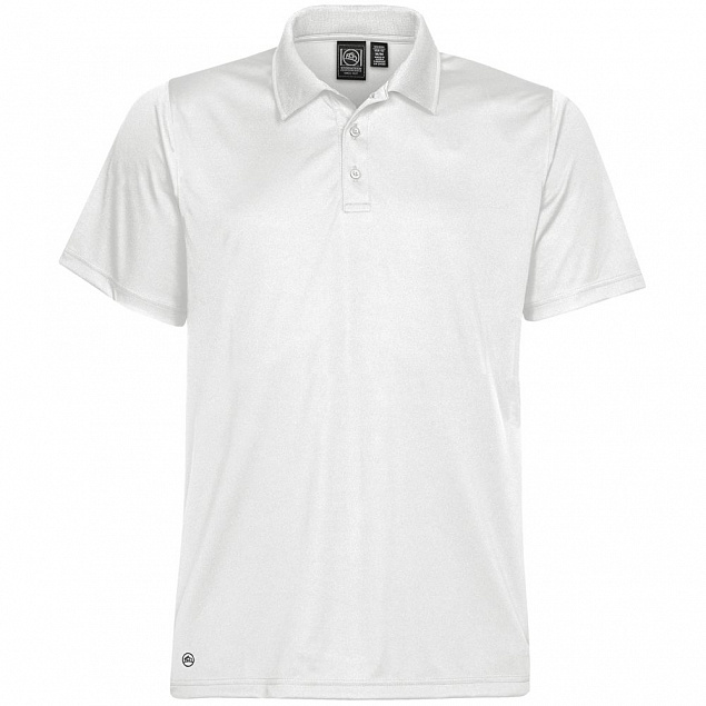 Рубашка поло мужская Eclipse H2X-Dry, белая с логотипом в Балашихе заказать по выгодной цене в кибермаркете AvroraStore