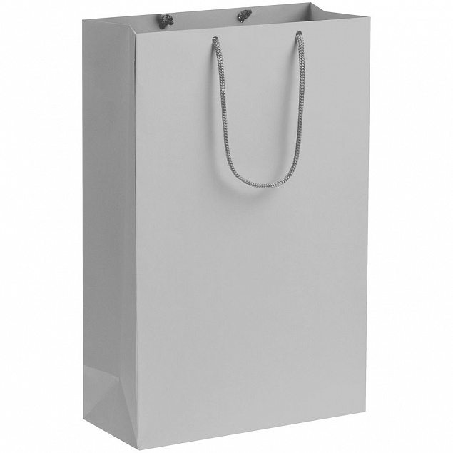 Пакет бумажный Porta, средний, серый с логотипом в Балашихе заказать по выгодной цене в кибермаркете AvroraStore